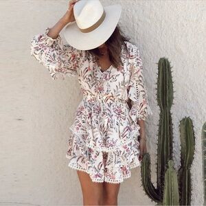 NWT Spell Maisie Playdress in Strawberry & Cream - L